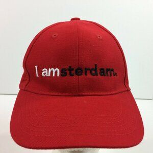 King Cap Red I Amsterdam Am Love Netherlands Europe 420 Baseball Golf Hat Cap